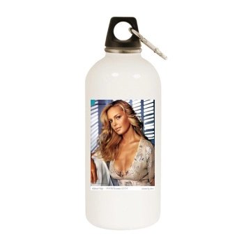 Katherine Heigl White Water Bottle With Carabiner