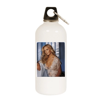 Katherine Heigl White Water Bottle With Carabiner