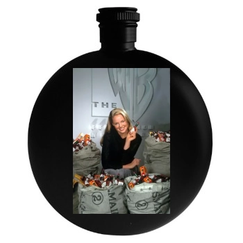 Katherine Heigl Round Flask