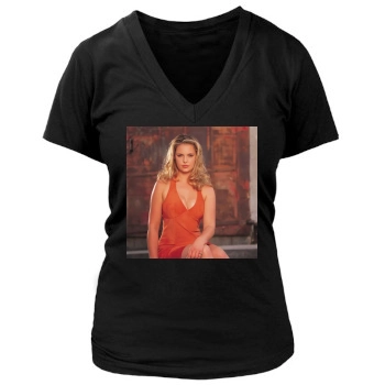 Katherine Heigl Women's Deep V-Neck TShirt