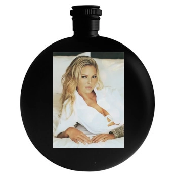 Katherine Heigl Round Flask