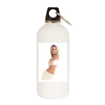 Katherine Heigl White Water Bottle With Carabiner