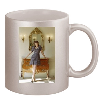 Katherine Heigl 11oz Metallic Silver Mug