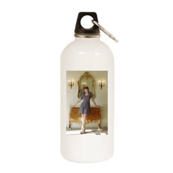 Katherine Heigl White Water Bottle With Carabiner