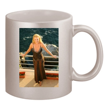 Katherine Heigl 11oz Metallic Silver Mug