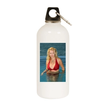 Katherine Heigl White Water Bottle With Carabiner