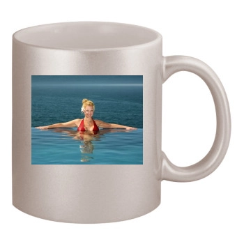 Katherine Heigl 11oz Metallic Silver Mug