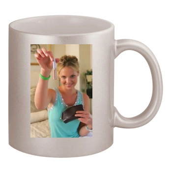 Katherine Heigl 11oz Metallic Silver Mug