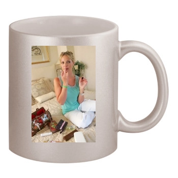 Katherine Heigl 11oz Metallic Silver Mug