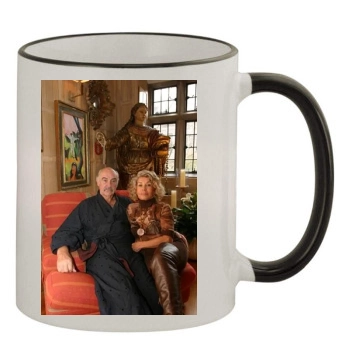 Sean Connery 11oz Colored Rim & Handle Mug