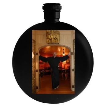 Sean Connery Round Flask