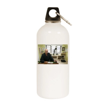 Sean Connery White Water Bottle With Carabiner