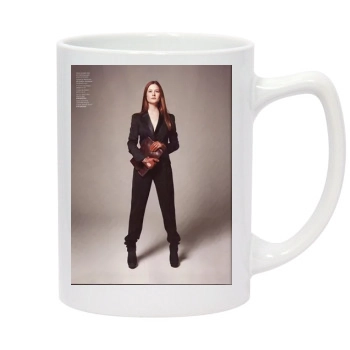 Bonnie Wright 14oz White Statesman Mug