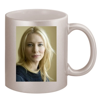 Cate Blanchett 11oz Metallic Silver Mug