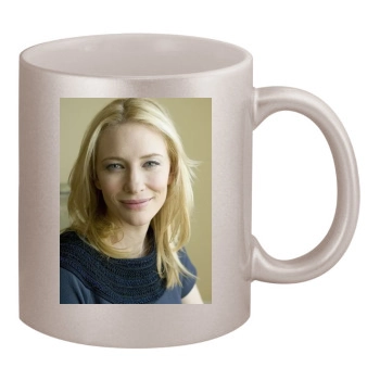 Cate Blanchett 11oz Metallic Silver Mug