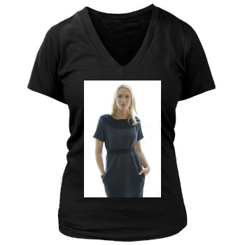 Cate Blanchett Women's Deep V-Neck TShirt