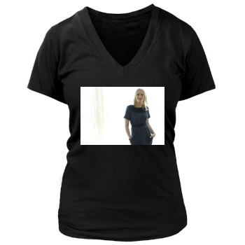 Cate Blanchett Women's Deep V-Neck TShirt