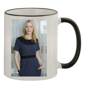 Cate Blanchett 11oz Colored Rim & Handle Mug