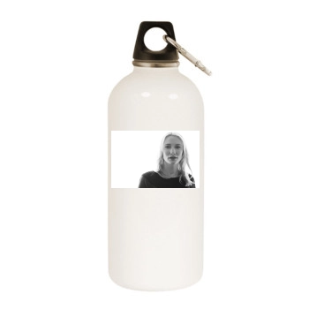 Cate Blanchett White Water Bottle With Carabiner