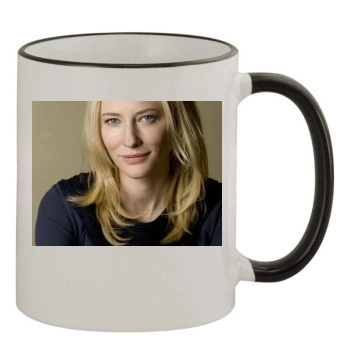 Cate Blanchett 11oz Colored Rim & Handle Mug