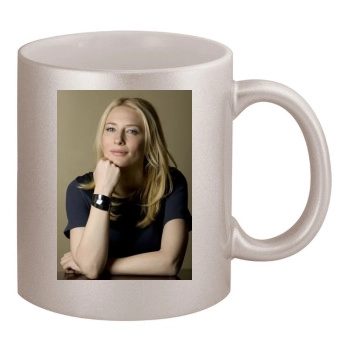 Cate Blanchett 11oz Metallic Silver Mug