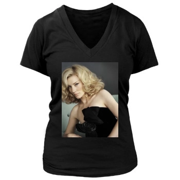 Cate Blanchett Women's Deep V-Neck TShirt