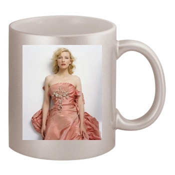 Cate Blanchett 11oz Metallic Silver Mug