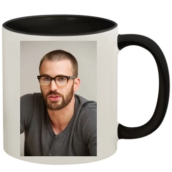 Chris Evans 11oz Colored Inner & Handle Mug