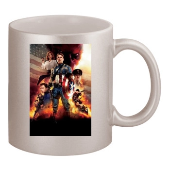 Chris Evans 11oz Metallic Silver Mug