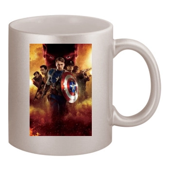 Chris Evans 11oz Metallic Silver Mug