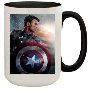 Chris Evans 15oz Colored Inner & Handle Mug