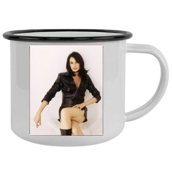 Famke Janssen Camping Mug