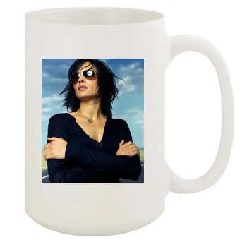 Famke Janssen 15oz White Mug