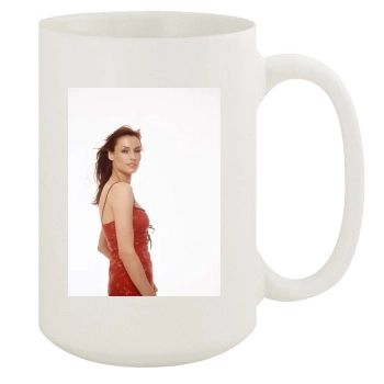 Famke Janssen 15oz White Mug