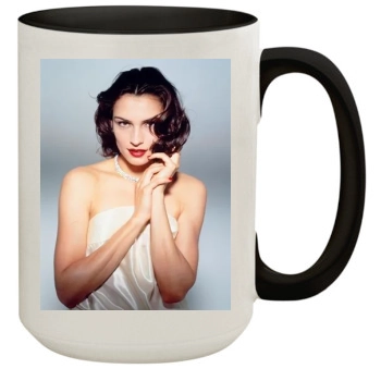 Famke Janssen 15oz Colored Inner & Handle Mug