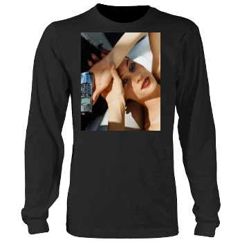 Famke Janssen Men's Heavy Long Sleeve TShirt