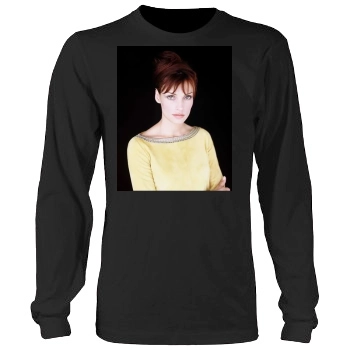 Famke Janssen Men's Heavy Long Sleeve TShirt