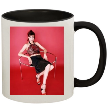 Famke Janssen 11oz Colored Inner & Handle Mug