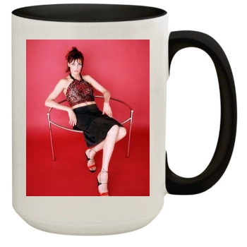 Famke Janssen 15oz Colored Inner & Handle Mug