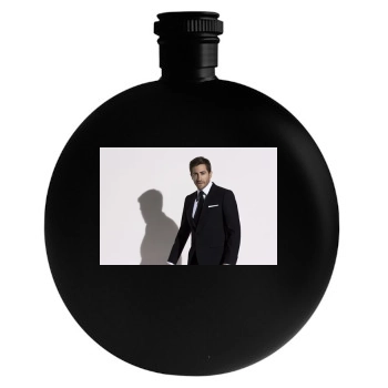 Jake Gyllenhaal Round Flask