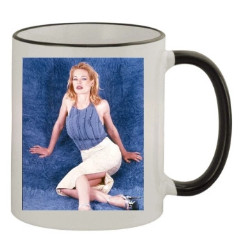 Jeri Ryan 11oz Colored Rim & Handle Mug