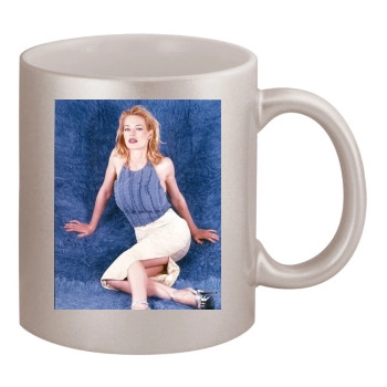 Jeri Ryan 11oz Metallic Silver Mug