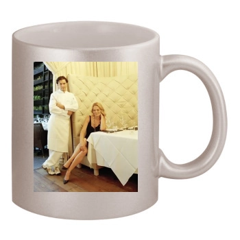 Jeri Ryan 11oz Metallic Silver Mug