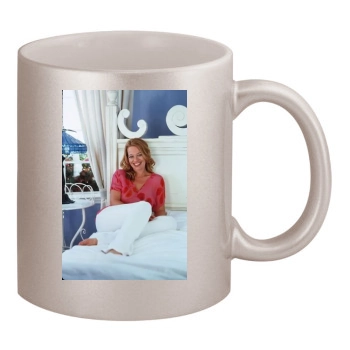 Jeri Ryan 11oz Metallic Silver Mug