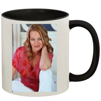 Jeri Ryan 11oz Colored Inner & Handle Mug