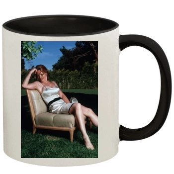 Jeri Ryan 11oz Colored Inner & Handle Mug