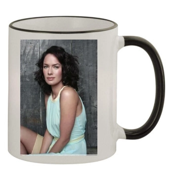 Lena Headey 11oz Colored Rim & Handle Mug