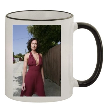 Lena Headey 11oz Colored Rim & Handle Mug