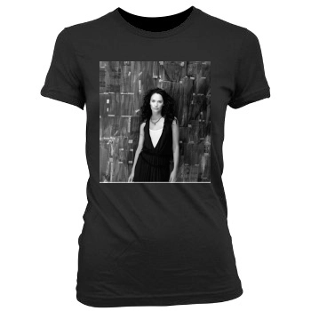 Lena Headey Women's Junior Cut Crewneck T-Shirt