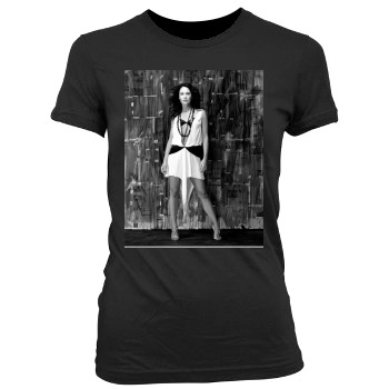 Lena Headey Women's Junior Cut Crewneck T-Shirt